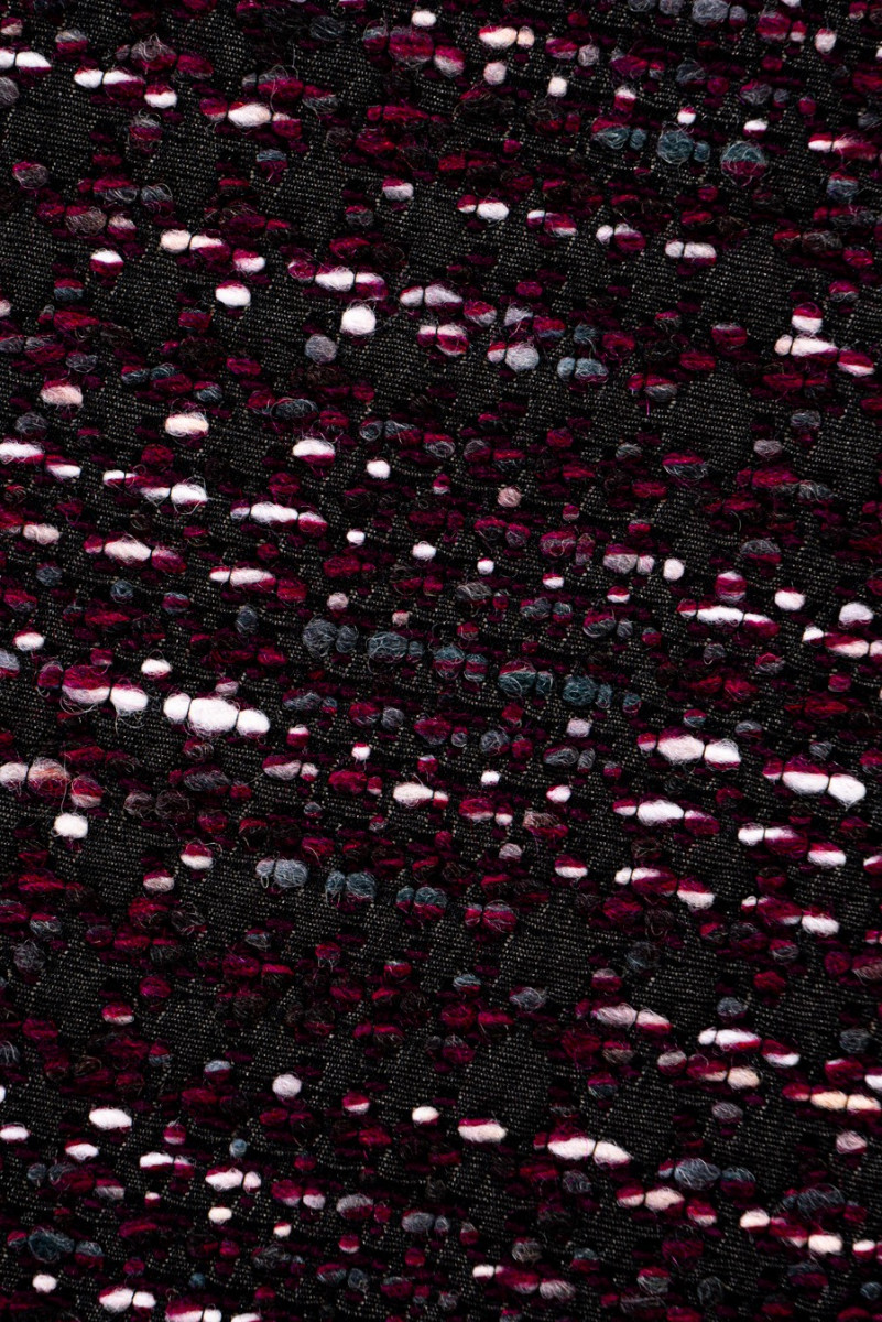 Tkanina kostiumowa bordowa KUPONY