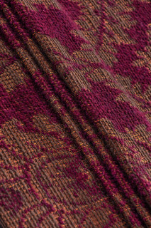 Oriental patterned costume fabric