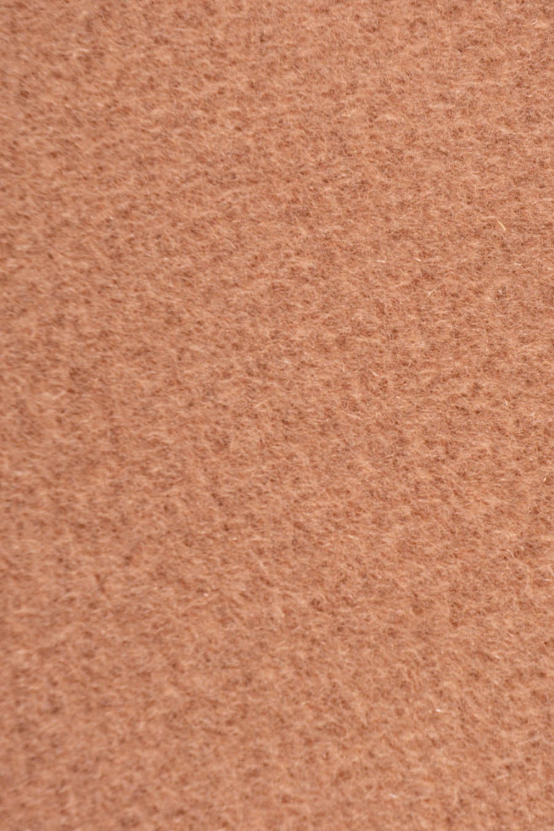 Abrigo de lana beige melocotón CUPONES