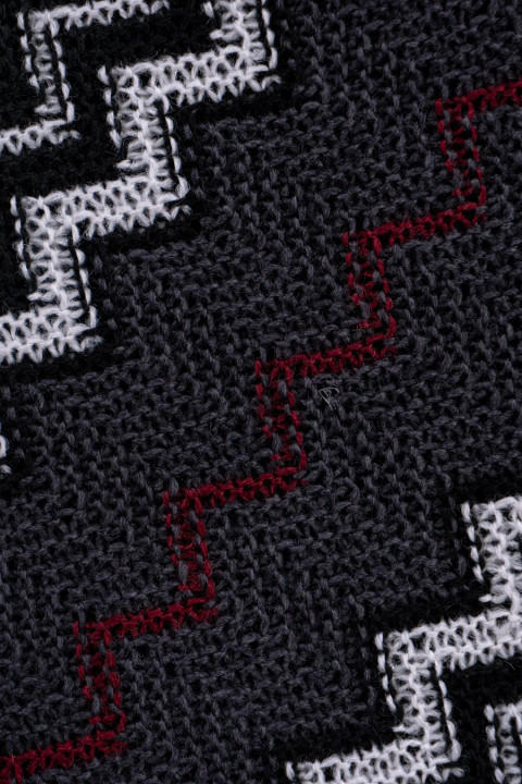 Zigzag trui wol