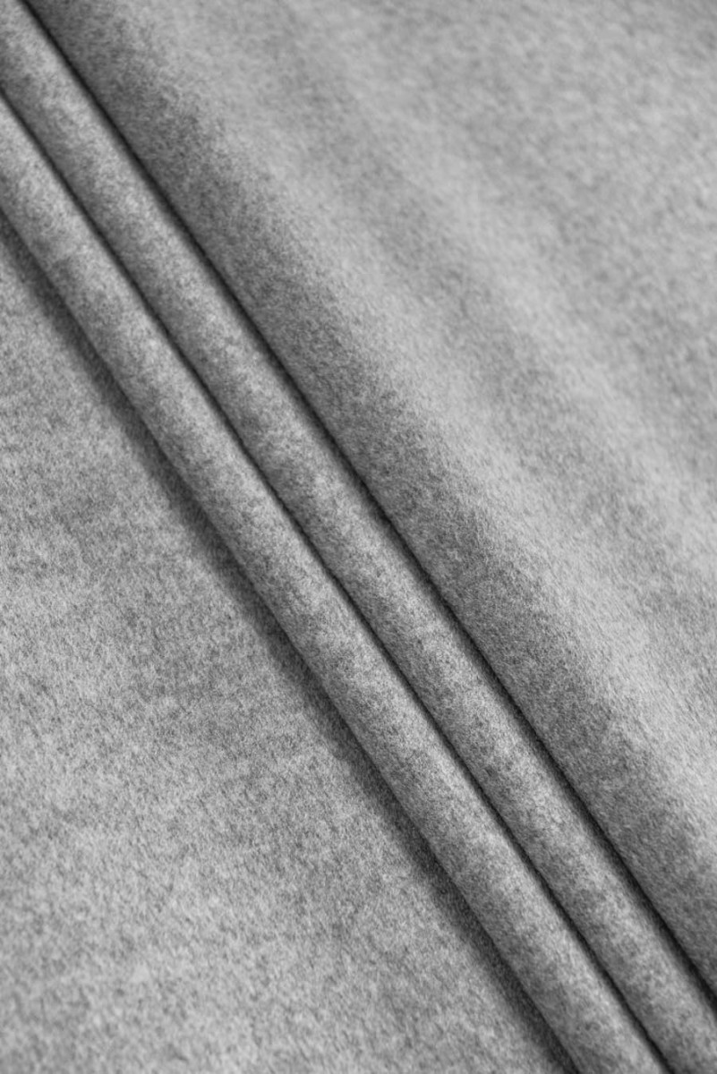 Coat wool with cashmere grey-beige