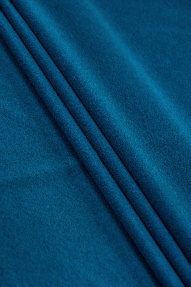 Seemantel Wolle blau