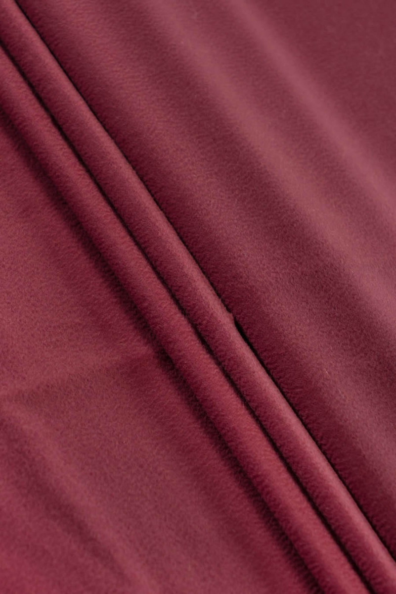 Burgundy coat wool