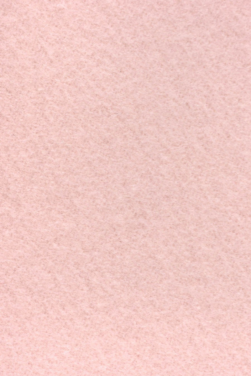 Manteau laine rose clair COUPON 90cm