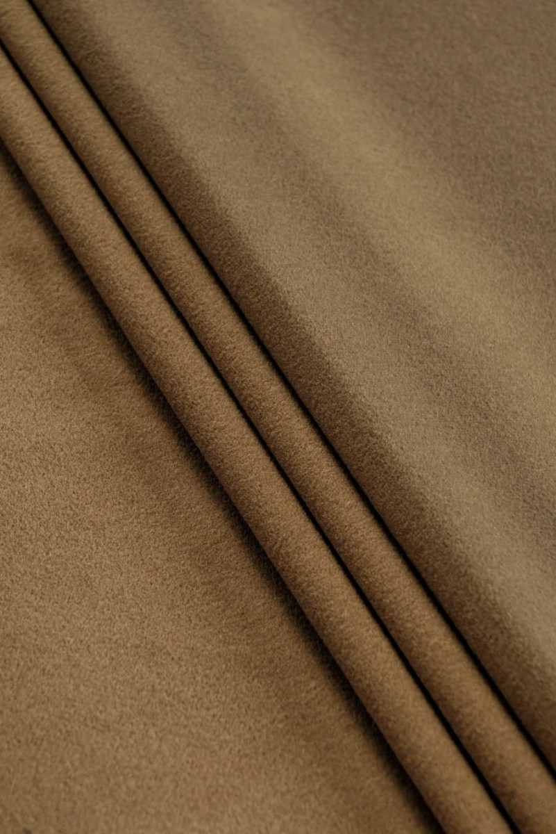 Coat wool with camel cashmere