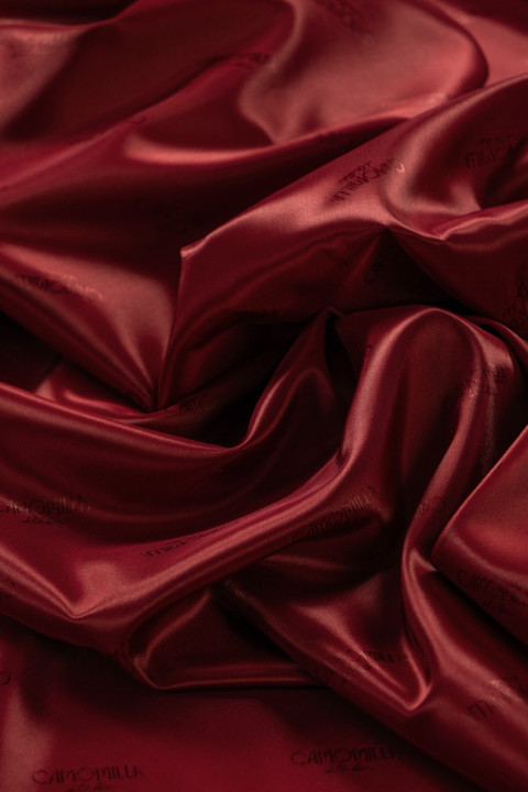 Burgundy signature lining