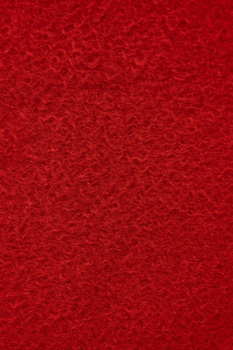 Abrigo tela lana rojo