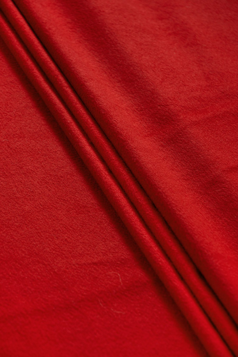Cappotto lana rosso
