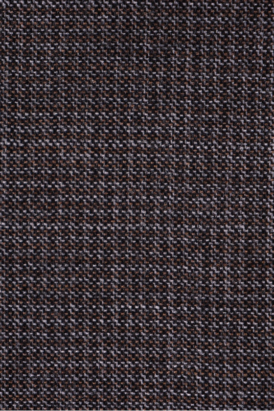 Geruite Wol Bruin/Grijze COUPON 150cm