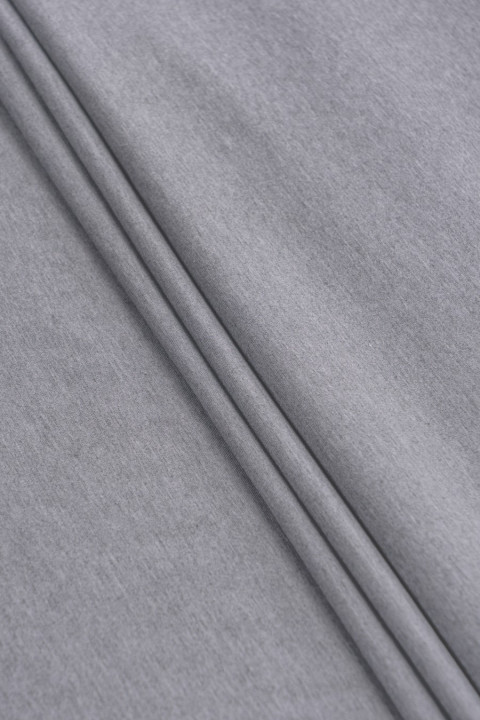 Jersey Strick stoff grau