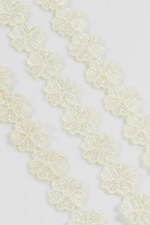 Tape guiur flowers ecru