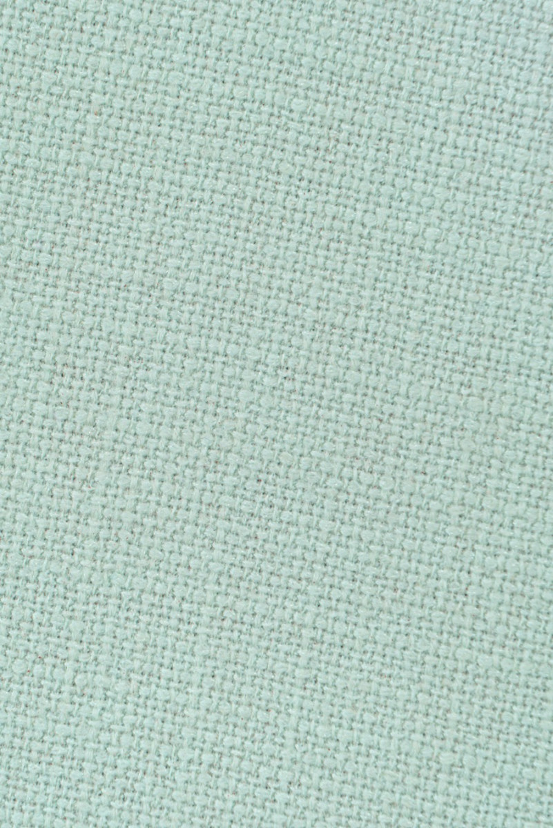 Pistachio linen dress wool