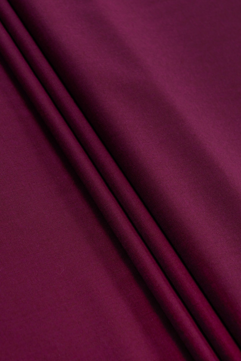 COUPONS DE COSTUME EN LAINE BICOLORE BOURGOGNE/FUCHSIA
