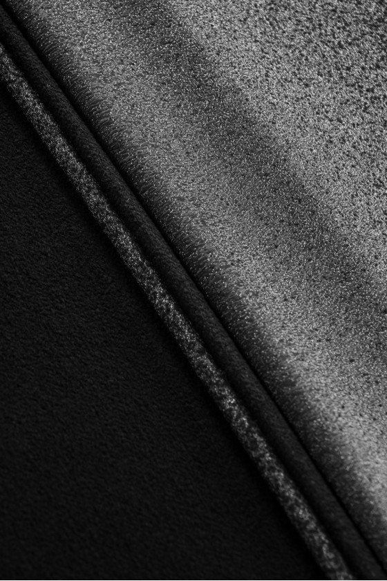 Jacquard ezüst-fekete kupon...