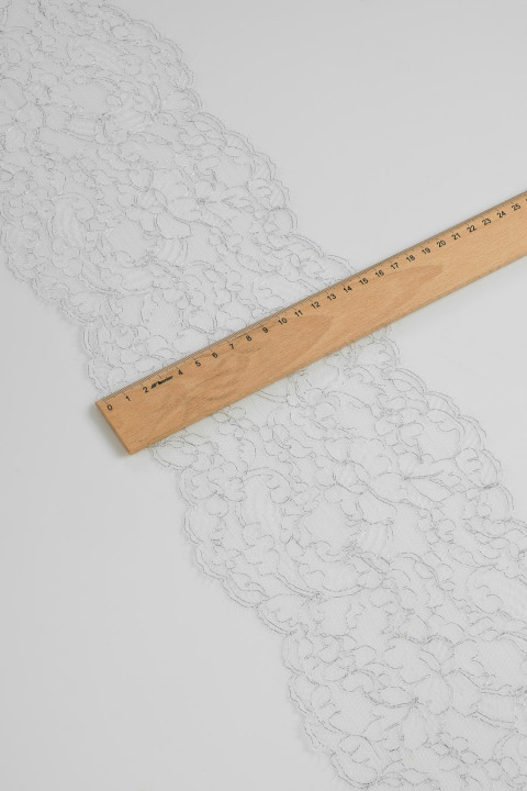 Grey-silver lace tape