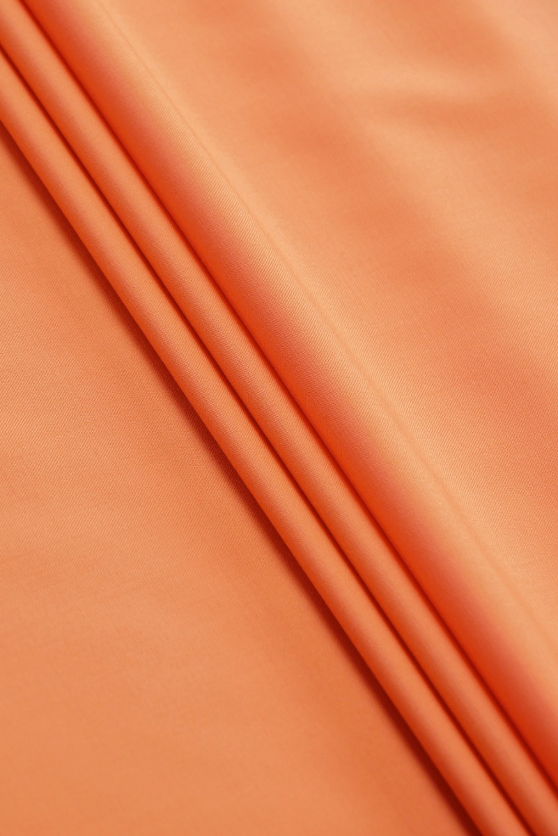 Robe abricot laine