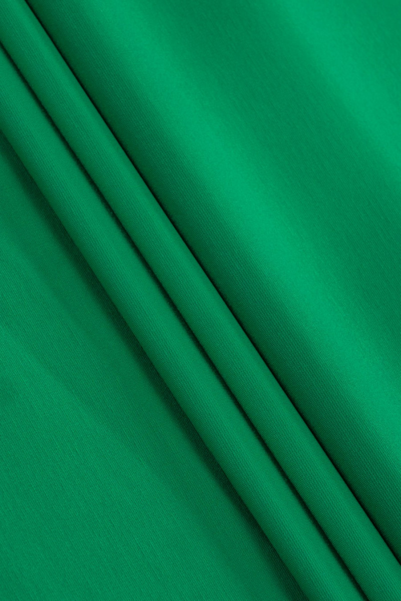 Jersey strikket stof lysegrøn