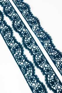 Wollband meerblau