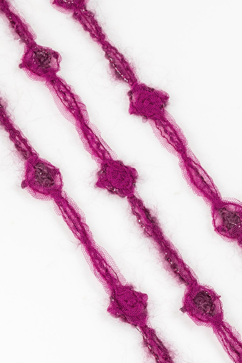 Fuchsiová-fialová galanterní páska