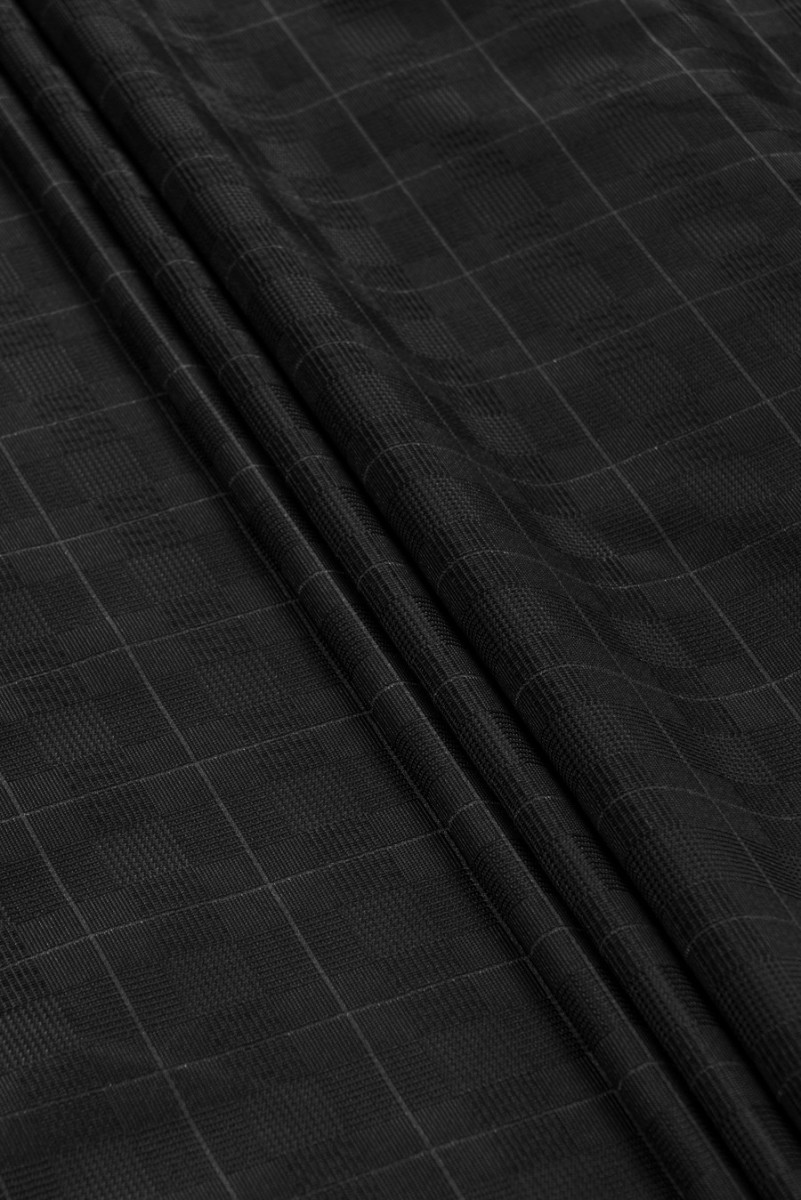 Lurex Pinstriped Silk Chiffon - Black  FABRICS & FABRICS – Fabrics &  Fabrics