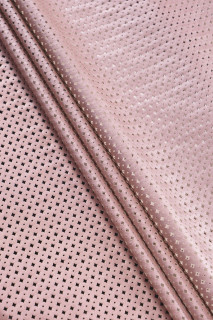 Eco gennembrudt læder lys iriserende pink