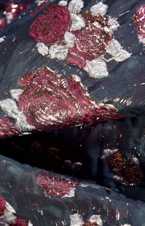 Jacquard in flowers