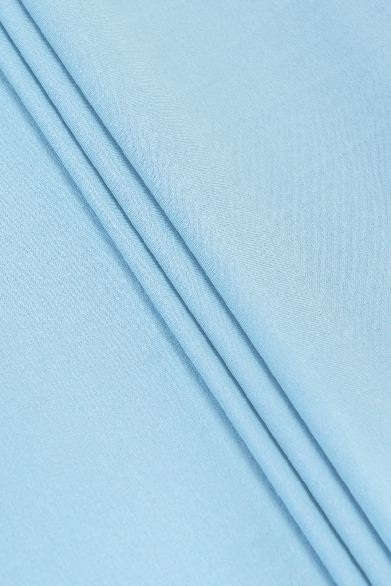 Knit viscose blue