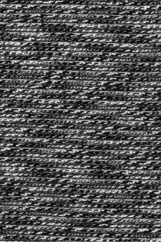 Chaneli kangas mustvalge