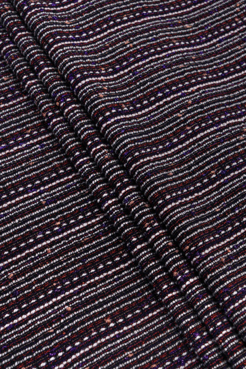 Tela Chanel negra y morada