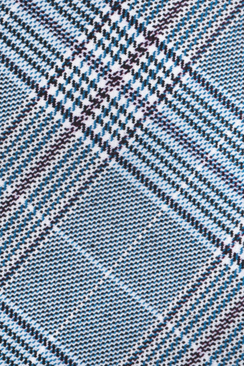 Blue checkered polyviny