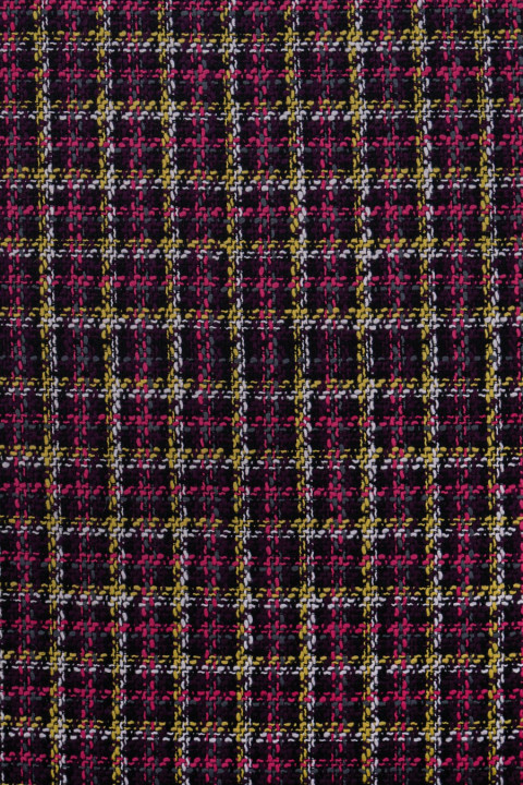 Chanel fabric colorful plaid