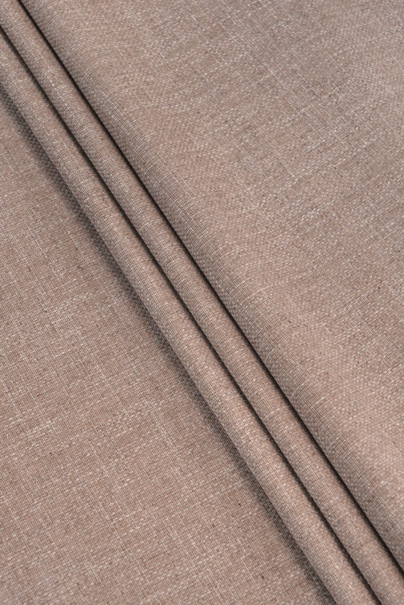 Cotton linen weave beige