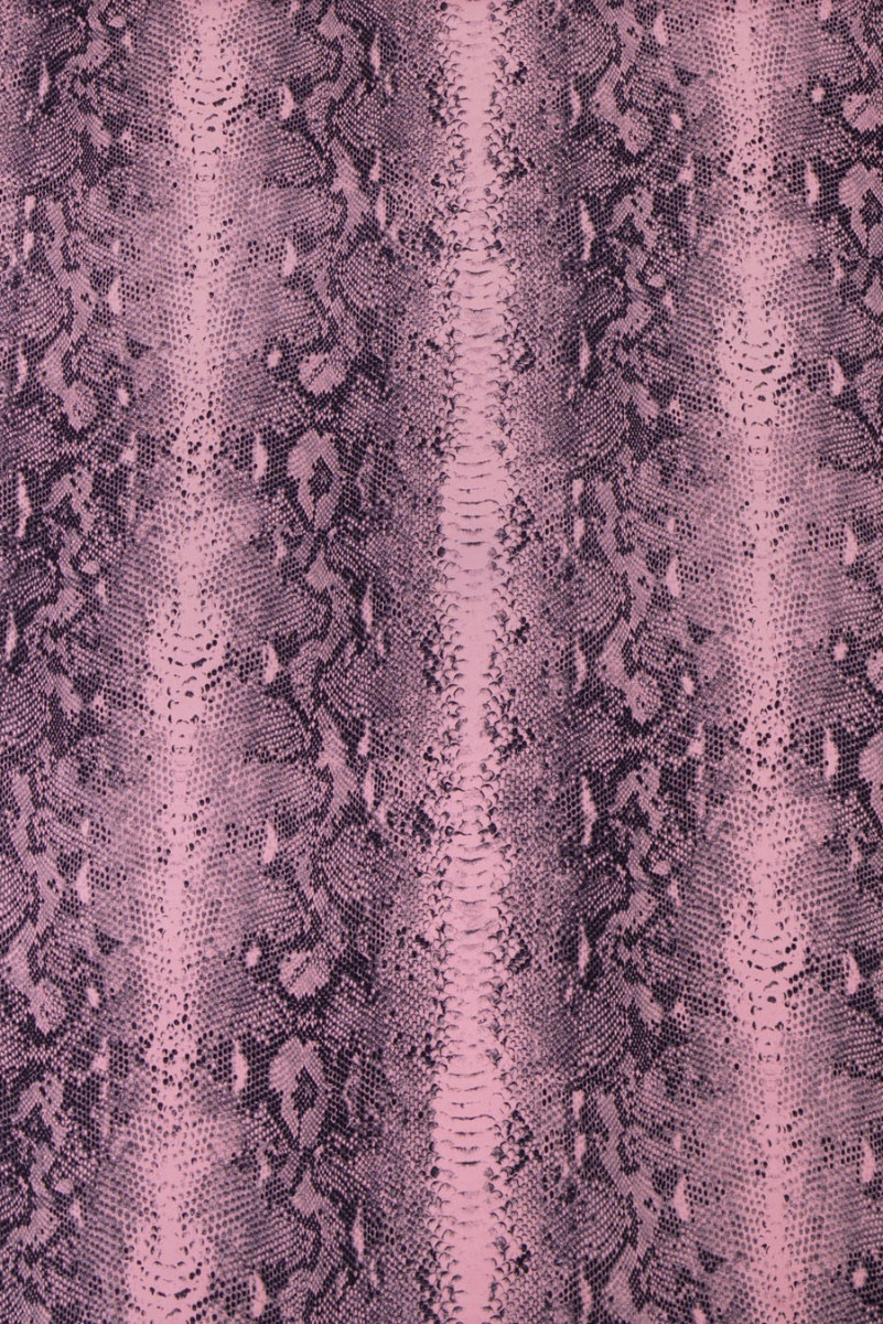 Fantasia serpente in crêpe di seta - rosa