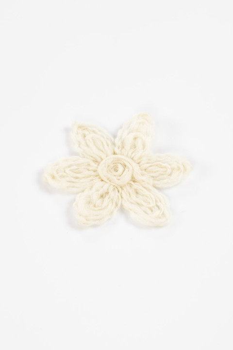 Flor de lana crudo - aplicación