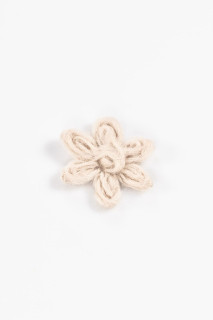 Uldblomst beige lille allication