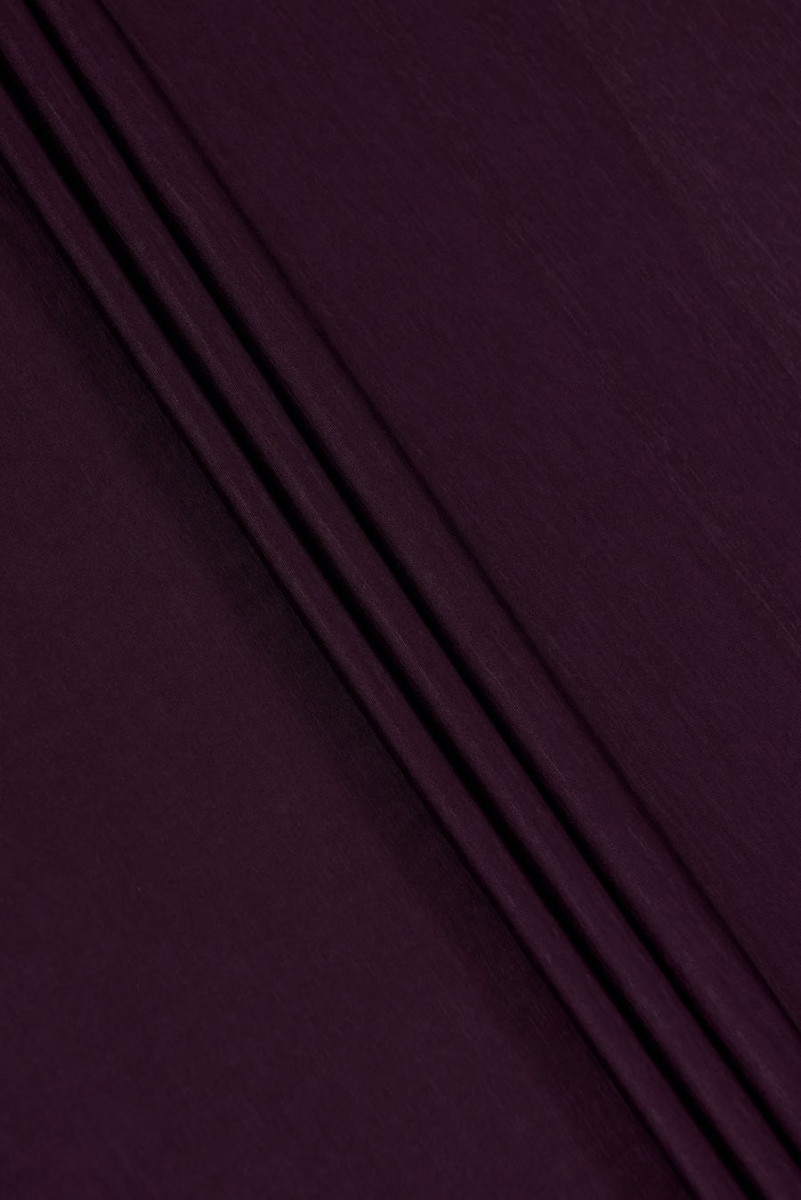 Tricot subțire violet închis COUPON 160 cm