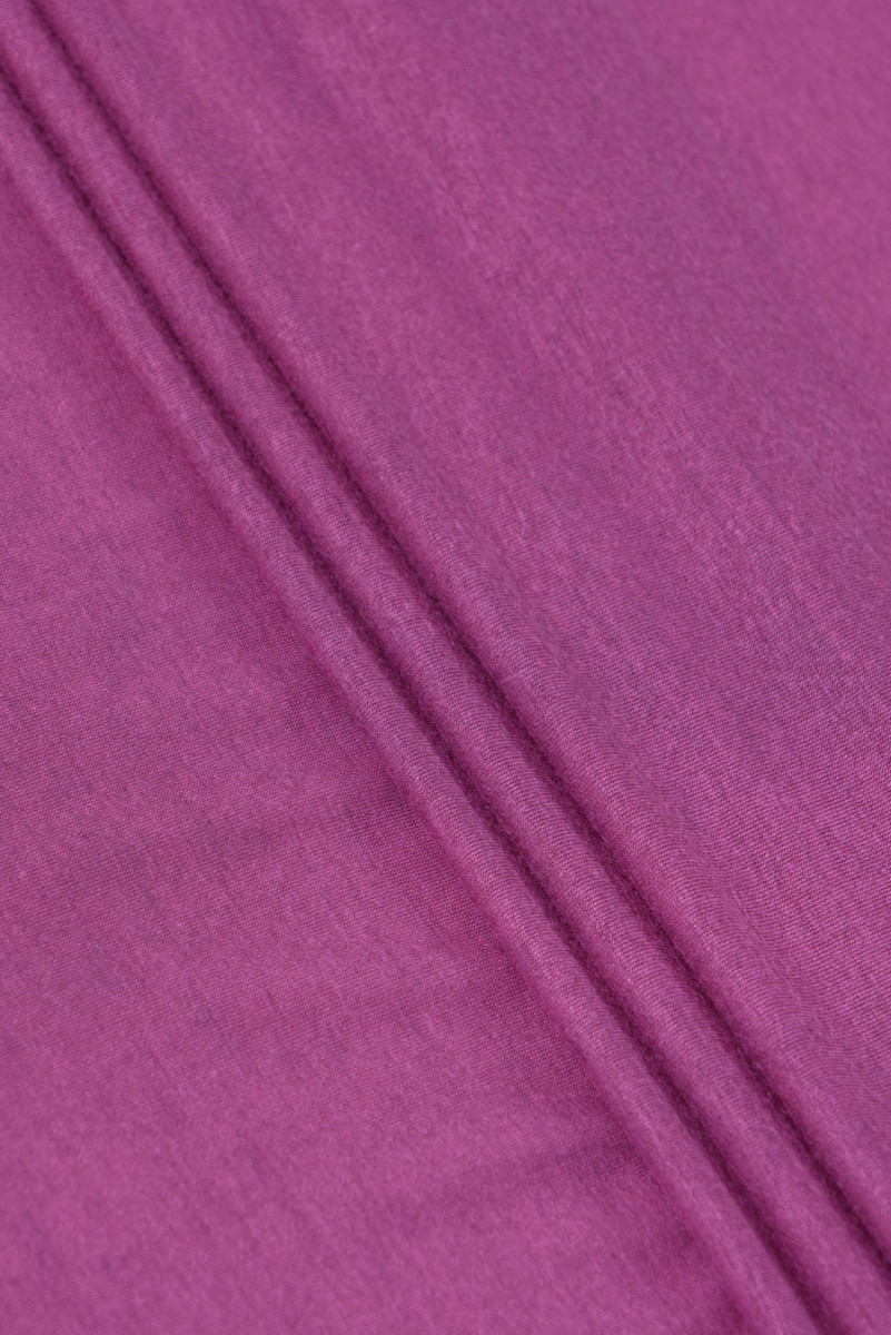 Tissu tricoté en viscose rose chiné
