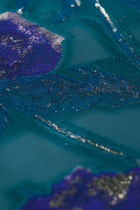 Seidenorganza in Rosengutschein