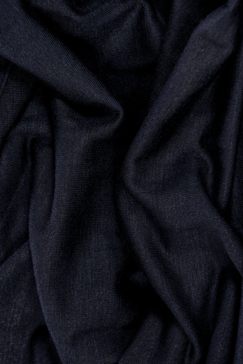 Viskose Strickwaren dunkel marineblau