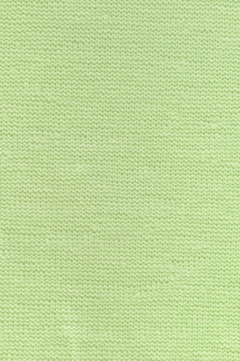Knitted linen - bright green