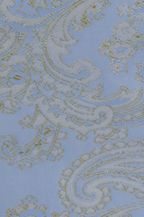 Căptușeală Jacquard în două tonuri galben / albastru