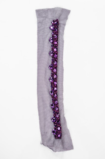 Applikation med perler lilla