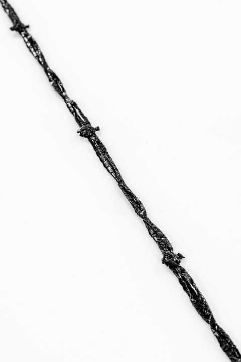 Eco lederen band zwart