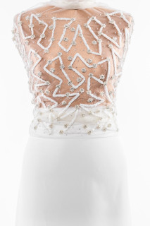 Corset application - tulle zigzags
