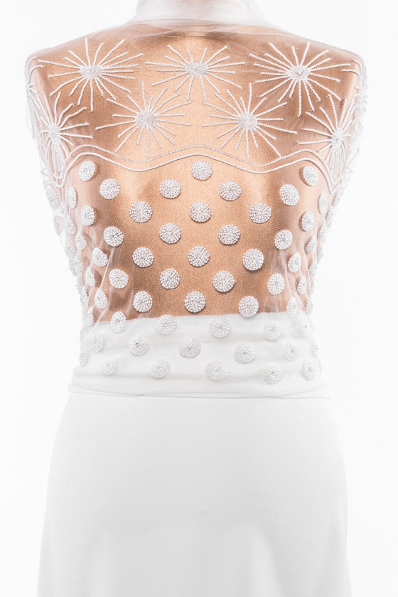 Appliqué - corset à motifs géométriques
