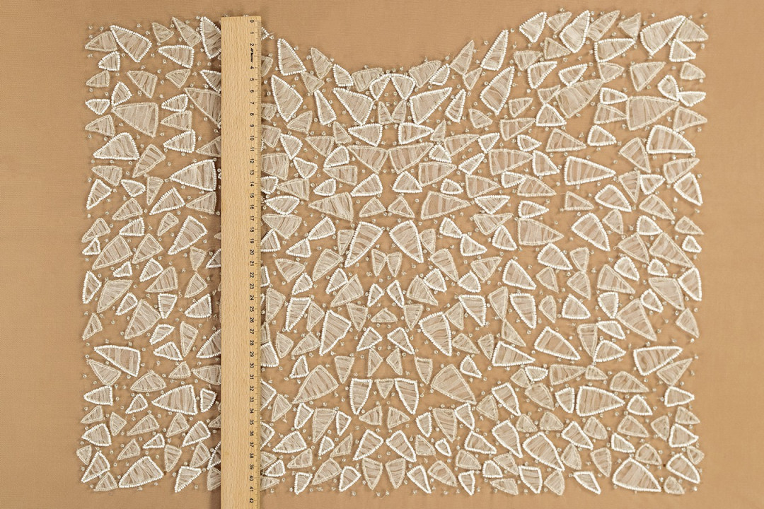 Application - geometric corset pattern