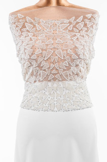 Application - geometric corset pattern