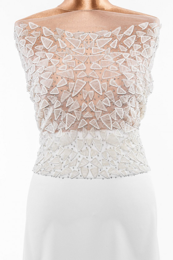 Application - motif géométrique corset