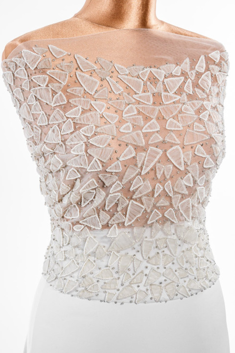 Application - geometric corset pattern