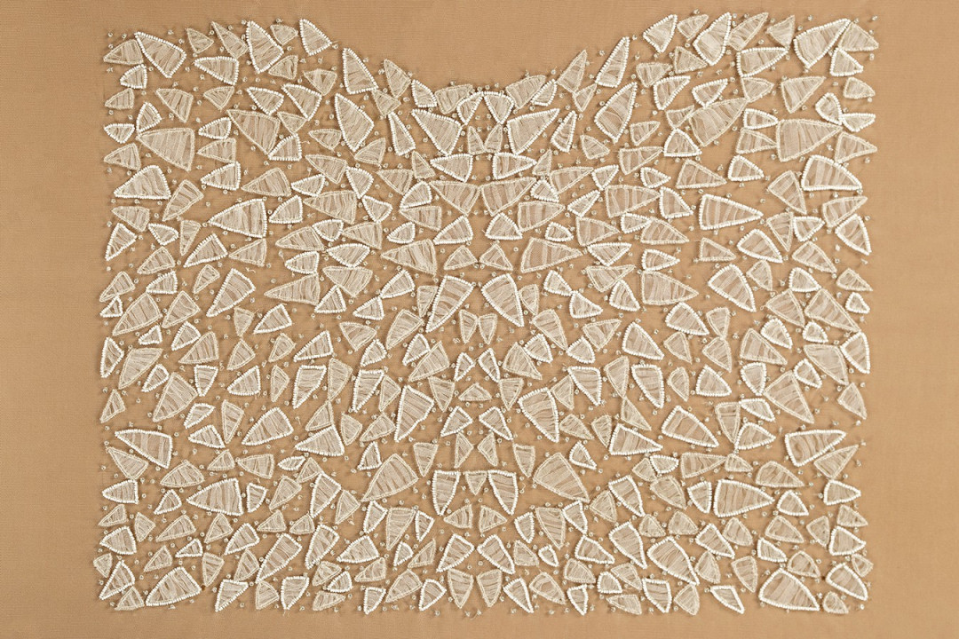 Application - geometric corset pattern
